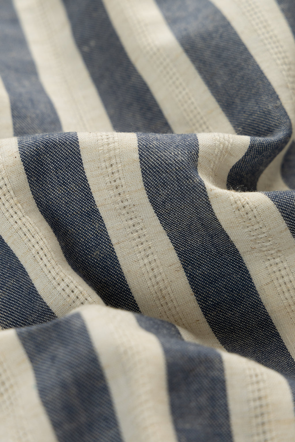 Riviera Stripe Oxford- Printed Button Placket  Shirt